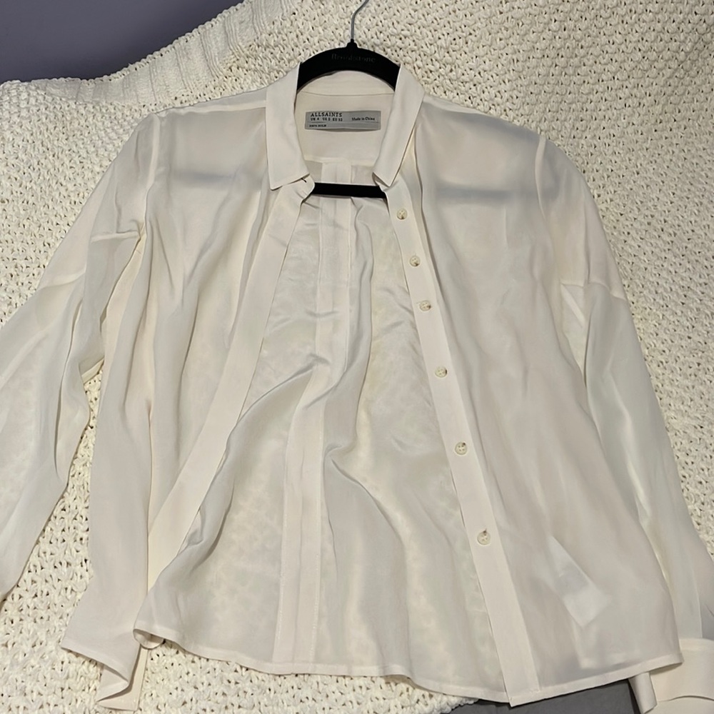 See-through Allsaints blouse✨